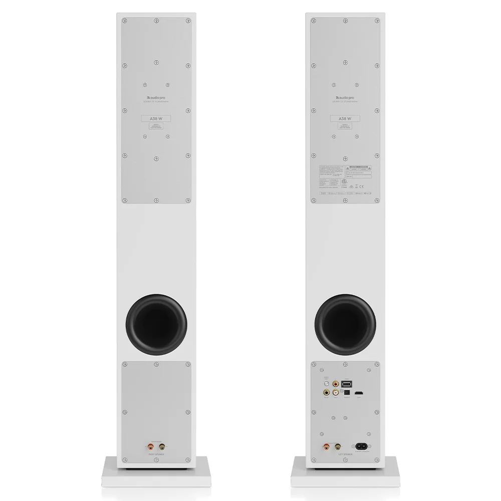 Audio Pro A38 W Beyaz Kule Tipi Multiroom Akıllı Ev Hoparlörü(Çift)