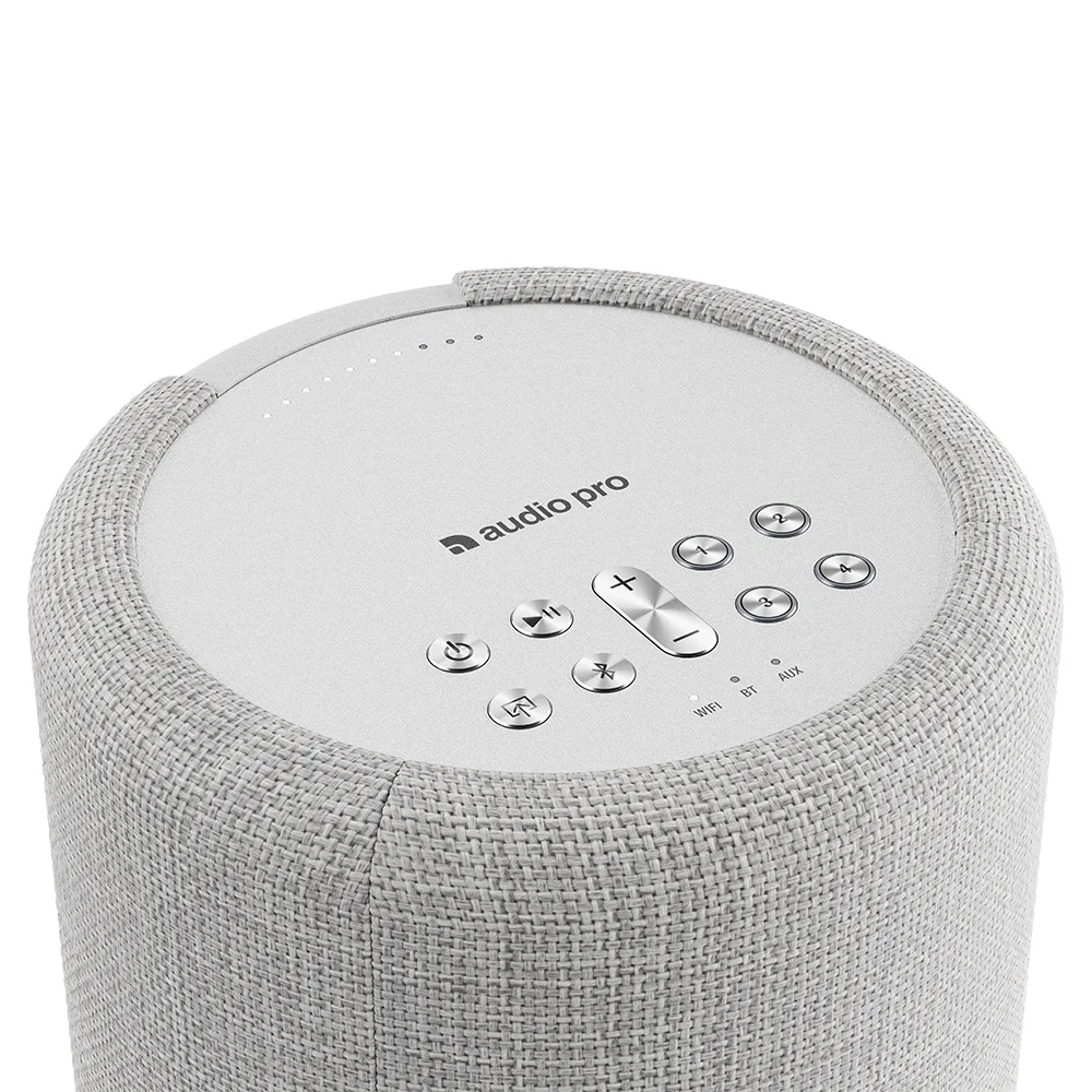 Audio Pro A10 MkII W Açık Gri Multiroom Akıllı Ev Hoparlörü