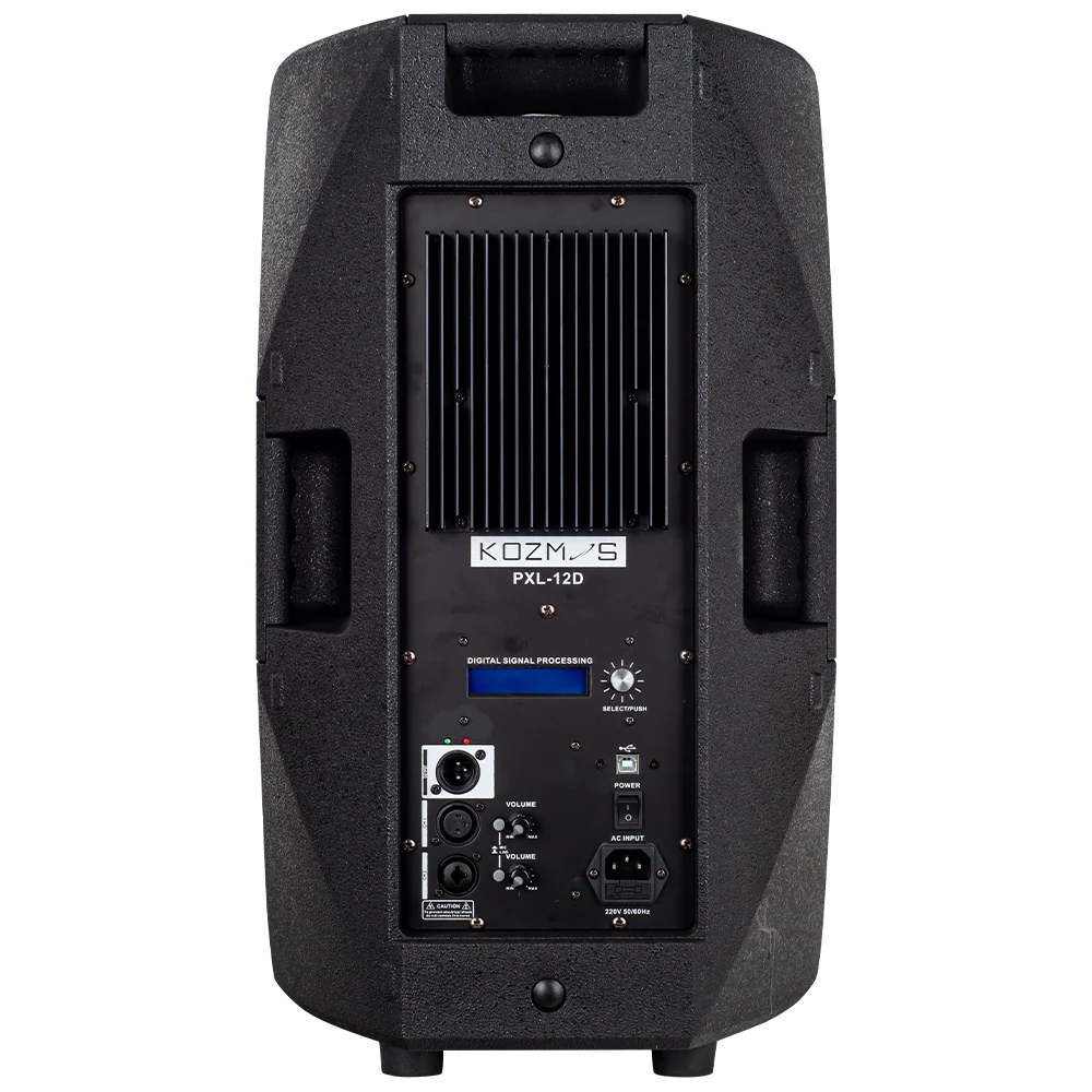 KOZMOS PXL-12D  / 12-inç 2 Yollu Hoparlör - USB Slot / LCD Ekran