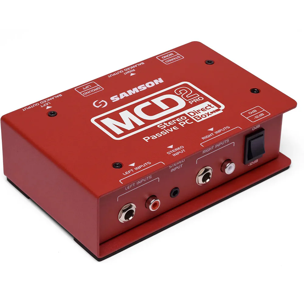 Samson ESAMCD2PRO Profesyonel Pasif Stereo DJ DI Box