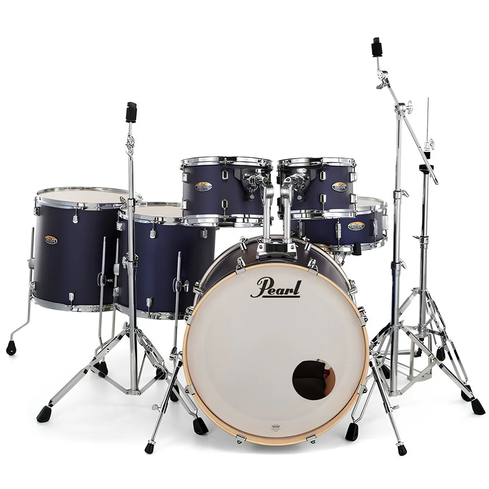 PEARL DMP926S/C207 Decade Maple Ultramarine Velvet 6 Parça (22B/10T/12T/14F/16F/14S) Aksamlı Akustik Davul Seti