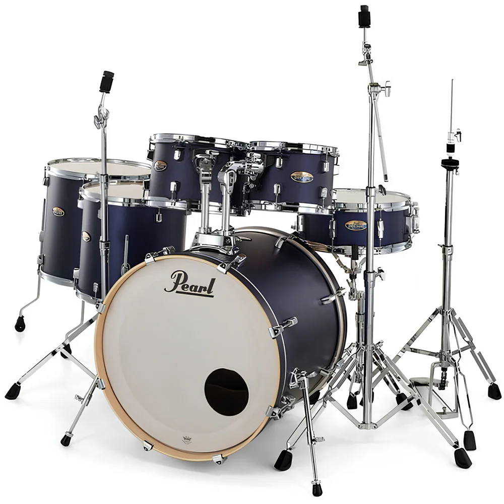 PEARL DMP926S/C207 Decade Maple Ultramarine Velvet 6 Parça (22B/10T/12T/14F/16F/14S) Aksamlı Akustik Davul Seti