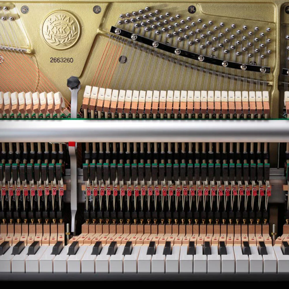 KAWAI K-300(J) MH/MP Parlak Maun 122 CM Duvar Piyanosu - Japon Üretimi