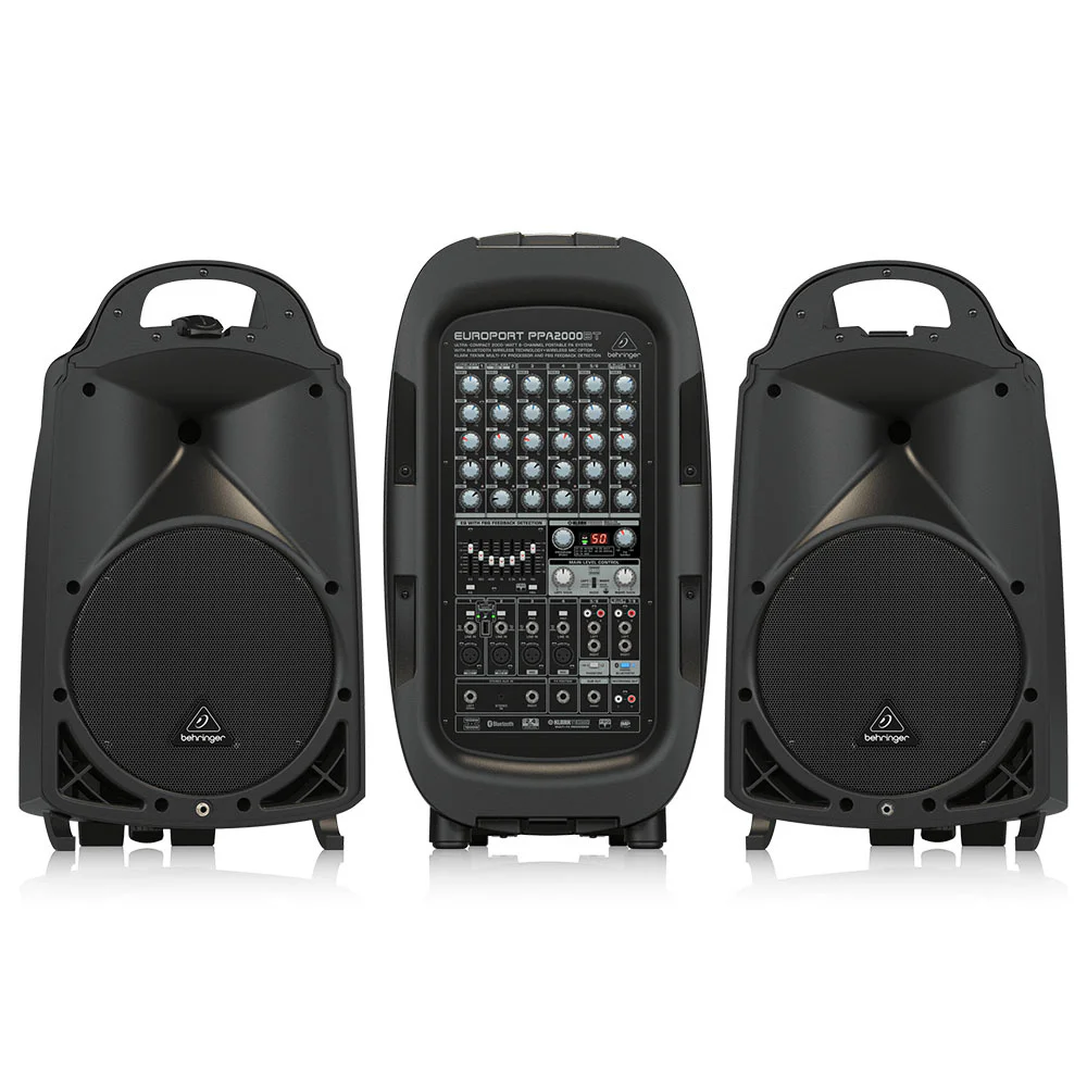 BEHRINGER 2000 Watt 8 Kanallı Taşınabilir PA Sistemi