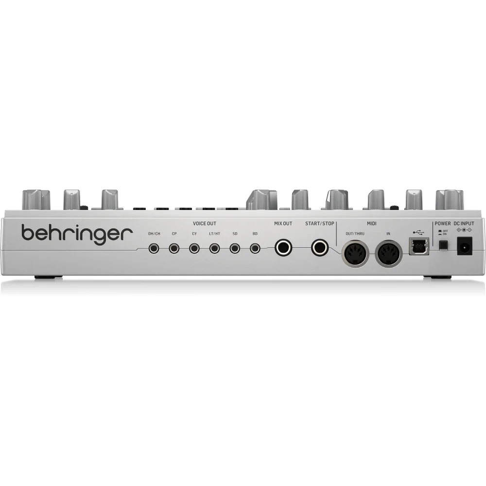 BEHRINGER RD-6-SR RHYTHM DESIGNER Analog Davul Makinesi (Gümüş Gri)