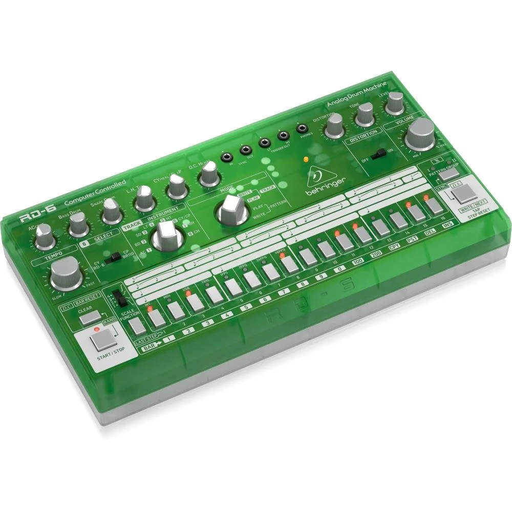 BEHRINGER RD-6-LM RHYTHM DESIGNER Analog Davul Makinesi (Yeşil)