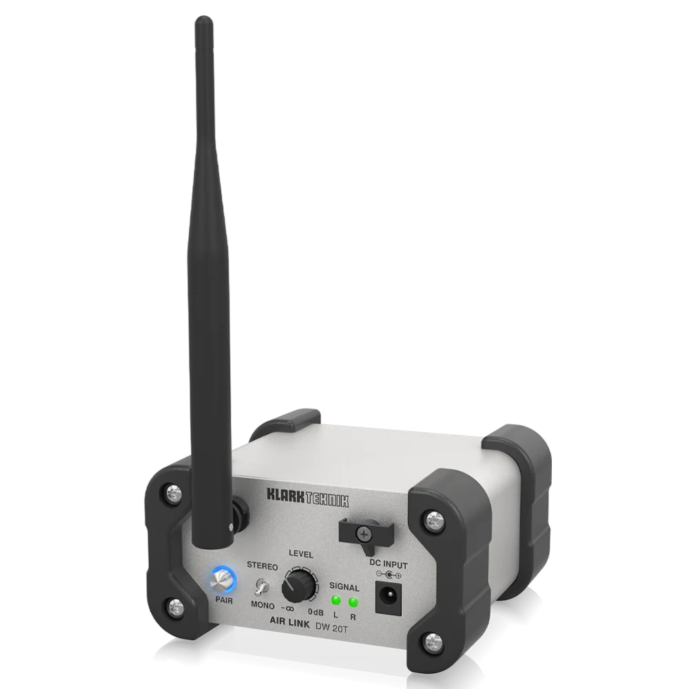 KLARK TEKNIK DW 20T Stereo Ses Yayını İçin 2.4 GHz Kablosuz Stereo Verici