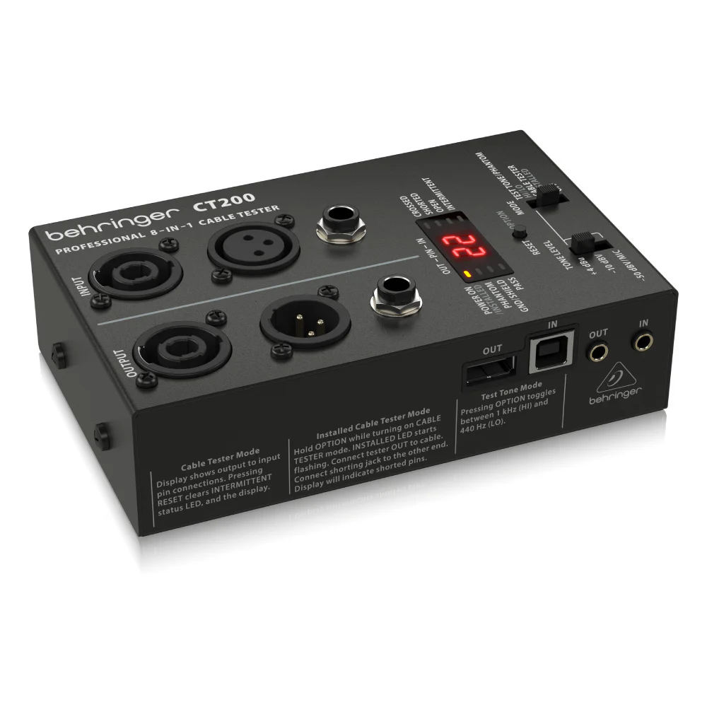 BEHRINGER CT200 / Kablo Test Ünitesi