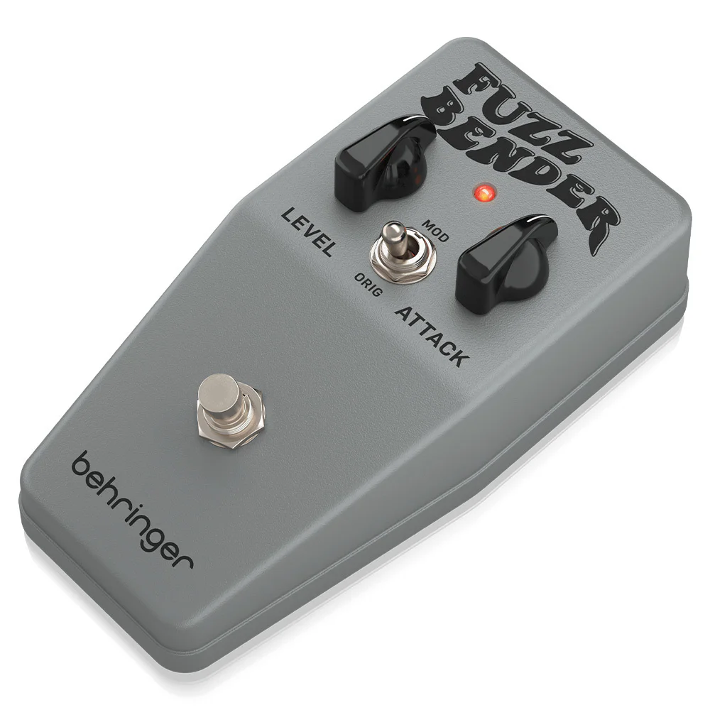 BEHRINGER FUZZ BENDER Vintage 60s Style Fuzz Pedal with Custom Bias Mod Switch