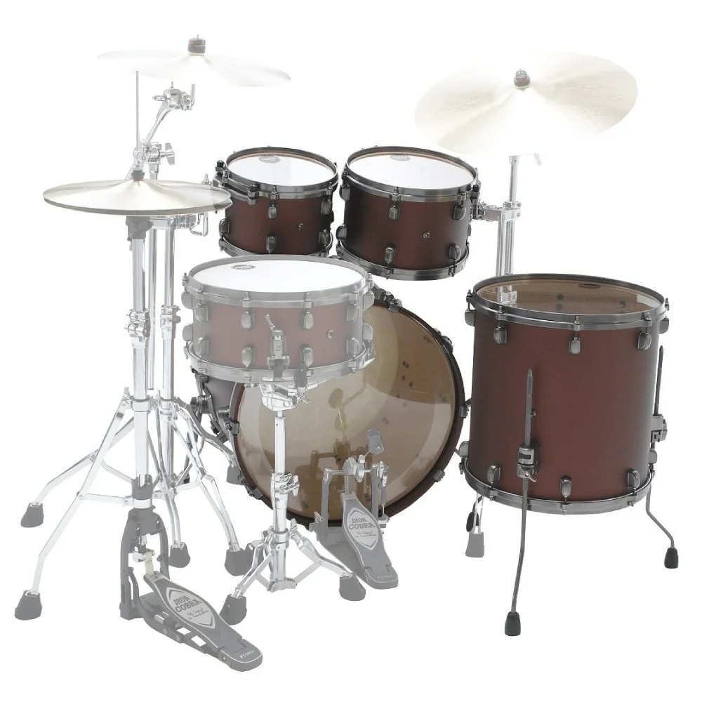 TAMA MA42TZUS-FBM Starclassic Maple Flat Burgundy Metallic 4 Parça (22B/10T/12T/16F) Akustik Davul Seti