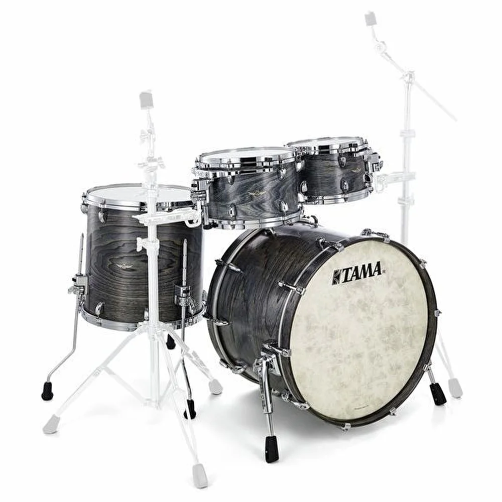 TAMA TW42RZSA-SCS STAR Walnut Satin Charcoal Japanese Sen 4 Parça (22B/10T/12T/16F) Akustik Davul Seti