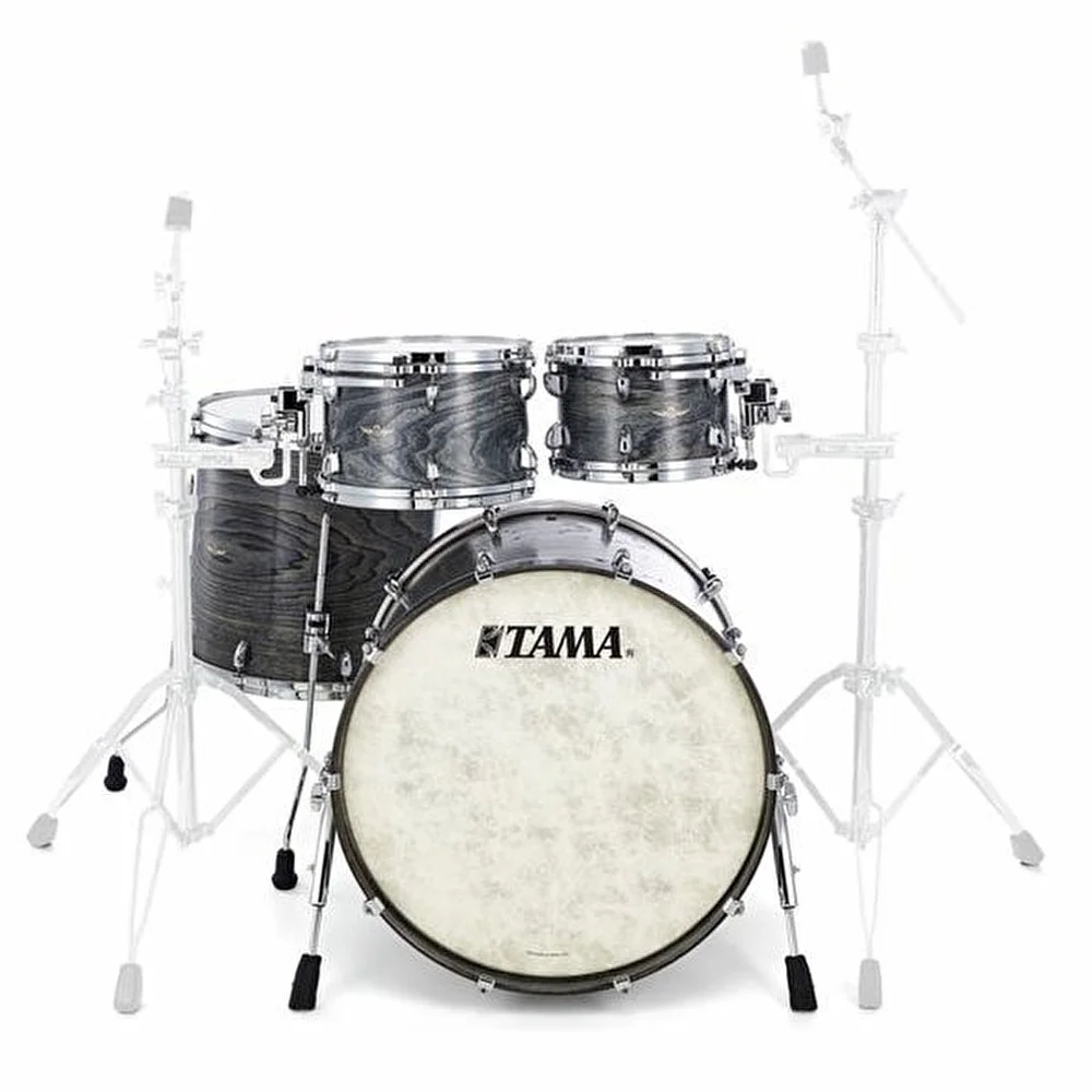 TAMA TW42RZSA-SCS STAR Walnut Satin Charcoal Japanese Sen 4 Parça (22B/10T/12T/16F) Akustik Davul Seti