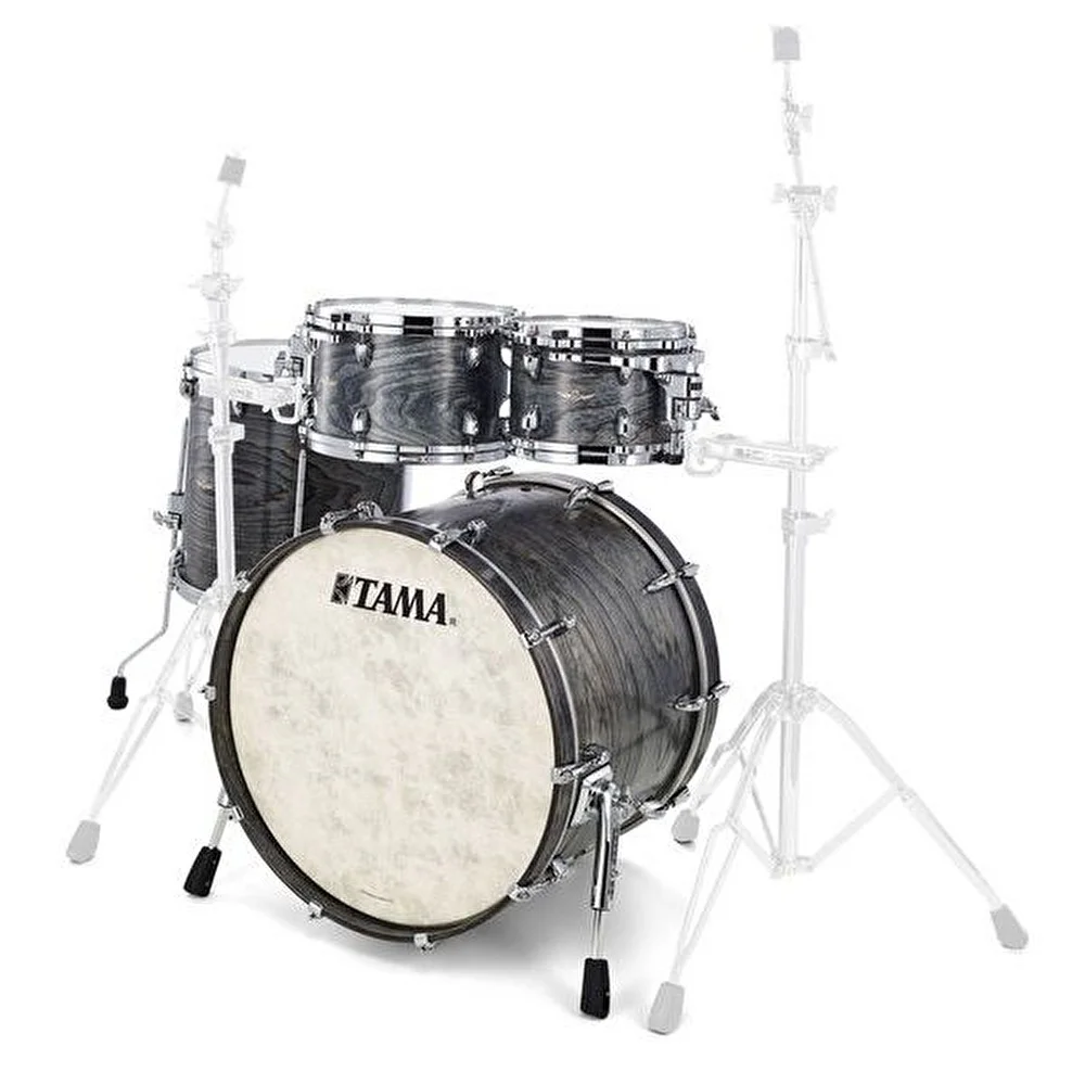 TAMA TW42RZSA-SCS STAR Walnut Satin Charcoal Japanese Sen 4 Parça (22B/10T/12T/16F) Akustik Davul Seti