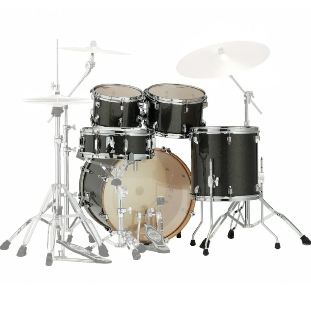 TAMA CK50RS-MGD - Superstar Classic Maple  Midnight Gold Sparkle 5 Parça (20B/10T/12T/14F/14S) Akustik Davul Seti