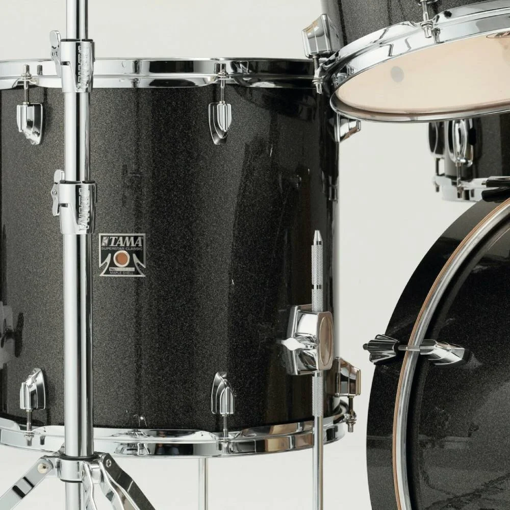 TAMA CK50RS-MGD - Superstar Classic Maple  Midnight Gold Sparkle 5 Parça (20B/10T/12T/14F/14S) Akustik Davul Seti