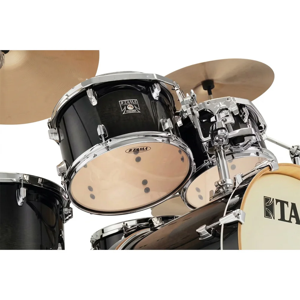 TAMA CL50RS-TPB Superstar Classic Transparent Black Burst 5 Parça (20B/10T/12T/14F/14S) Akustik Davul Seti