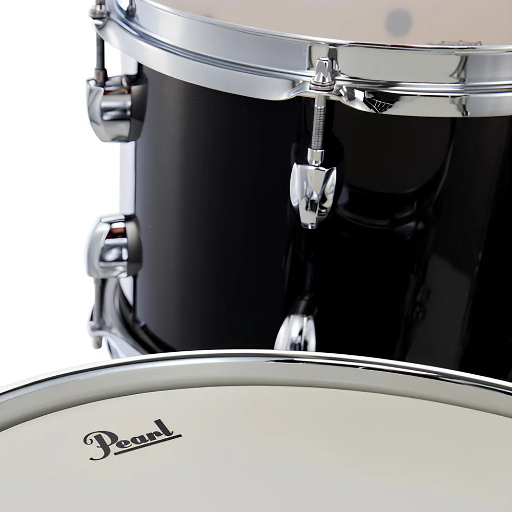 PEARL MDT764P/C701 Midtown Serisi Black Gold Sparkle 4 Parça (16B/10T/13F/13S) Akustik Davul Seti