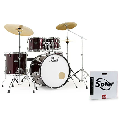 PEARL RS505BC/C91 Roadshow Aksamlı ve Zilli Akustik Davul Seti