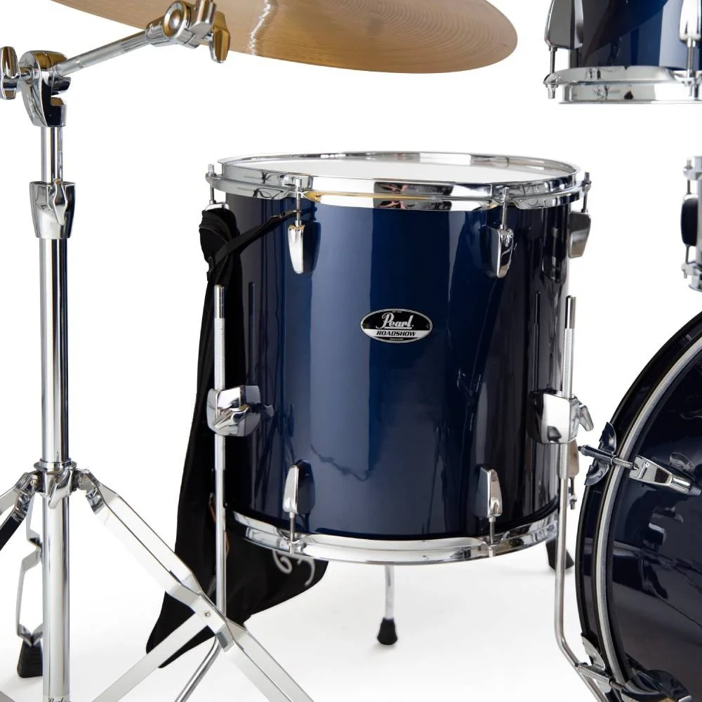 PEARL RS505BC/C743 Roadshow Royal Blue Metallic 5 Parça (20B/10T/12T/14F/14S) Aksamlı ve Sabian Zilli Akustik Davul Seti