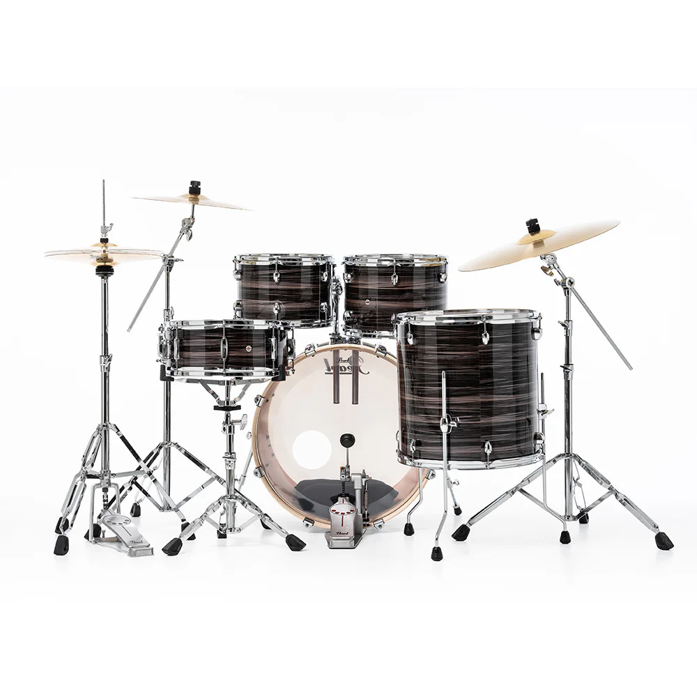 PEARL EXX725SBR/C779 Export EXX Metallic Amethyst Twist 5 Parça (22B/10T/12T/16F/14S) HWP-834 Aksam Setli ve Sabian SBR Zil Setli Akustik Davul Seti