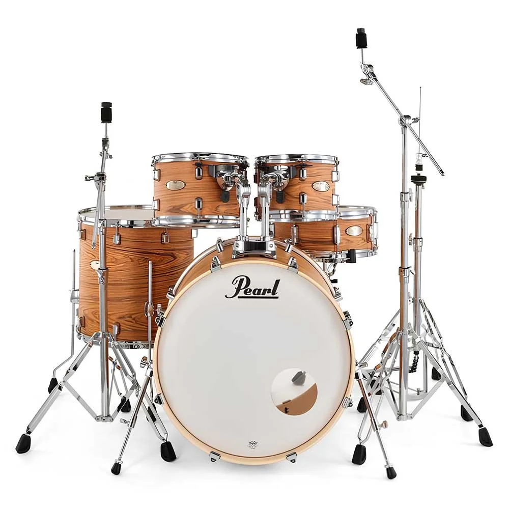 PEARL DMPA925SC876 Decade Maple Artisan Satin Caramel Veil 5 Parça (22B/10T/12T/16F/14S) Aksamlı Akustik Davul Seti