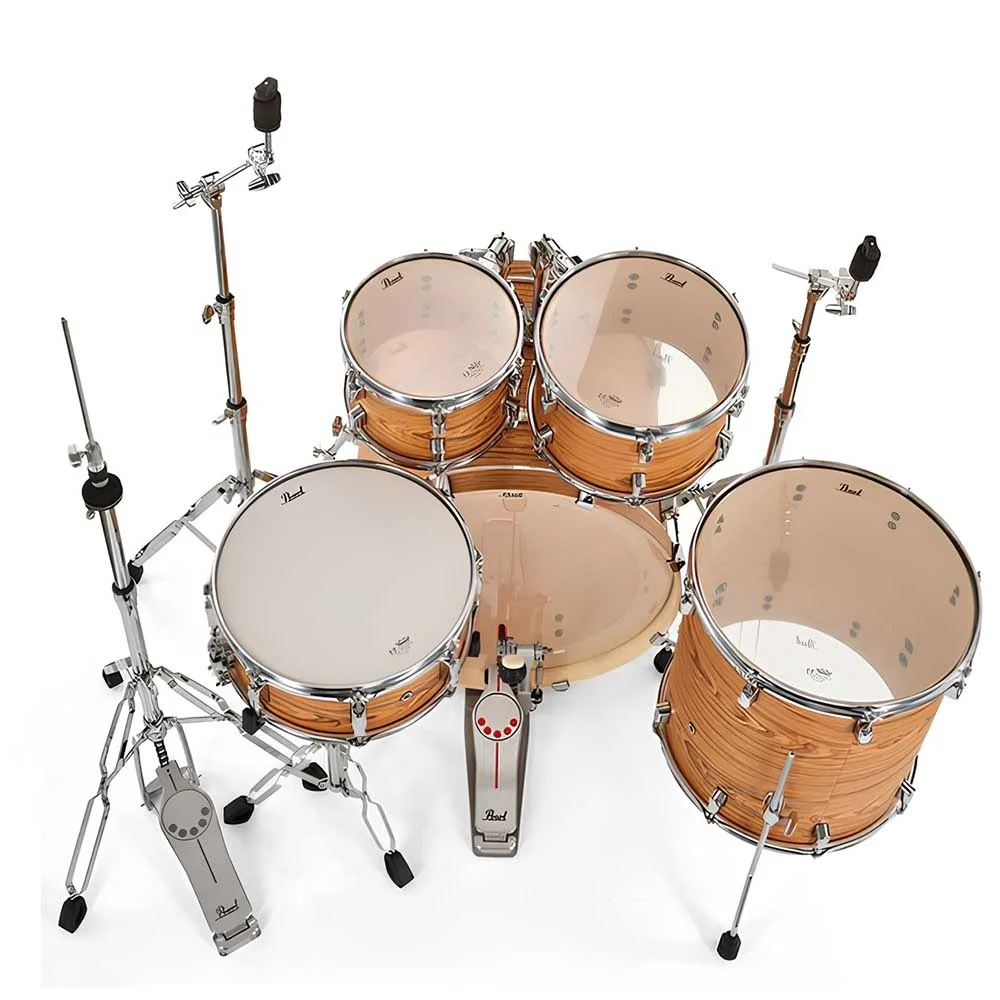 PEARL DMPA925SC876 Decade Maple Artisan Satin Caramel Veil 5 Parça (22B/10T/12T/16F/14S) Aksamlı Akustik Davul Seti