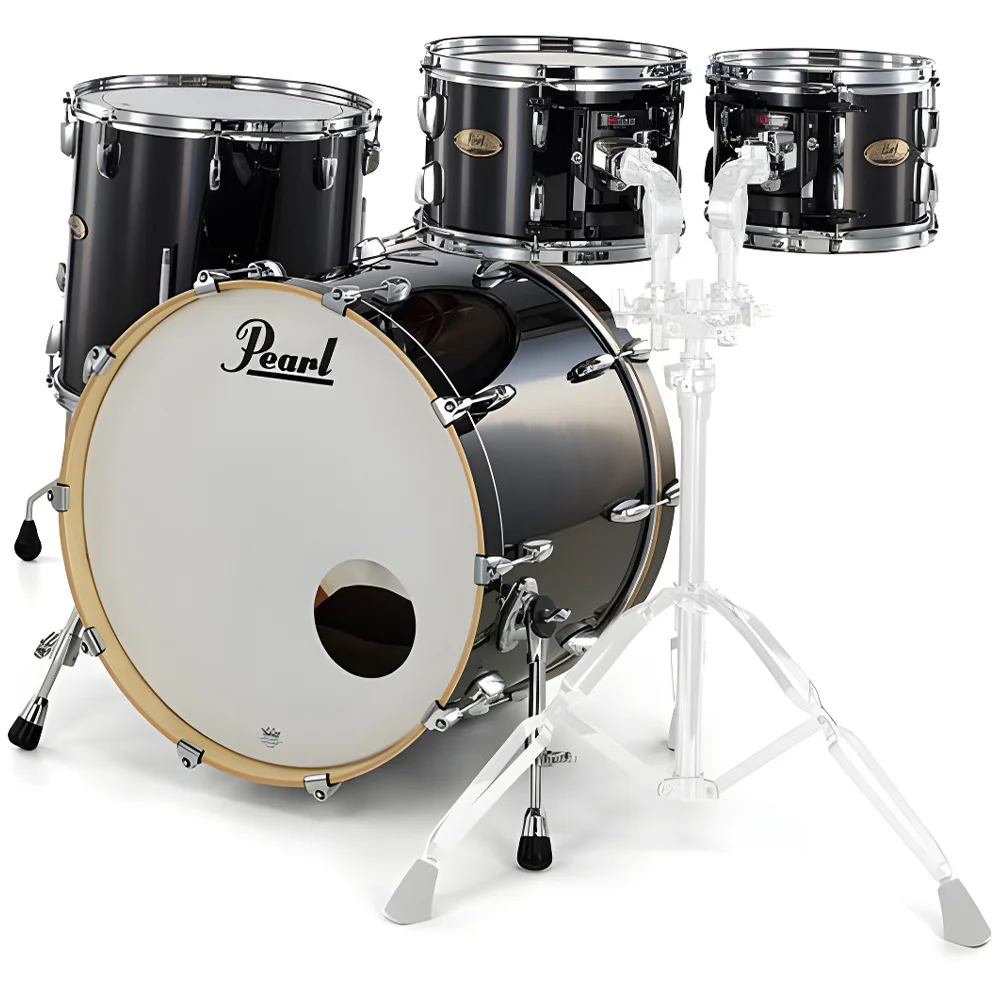 PEARL STS904XP/C103 - Session Studio Select "Piano Black" 4 Parça (20B/10T/12T/14F) Akustik Davul Seti