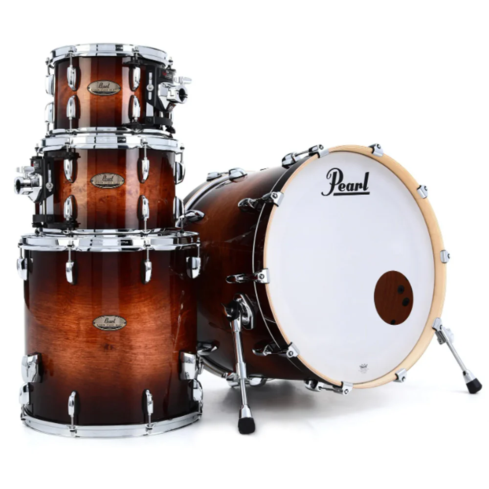 PEARL Session Studio Select STS924XSPC314 Gloss Barnwood Brown 4 Parça (22B/10T/12T/16F) Akustik Davul Seti
