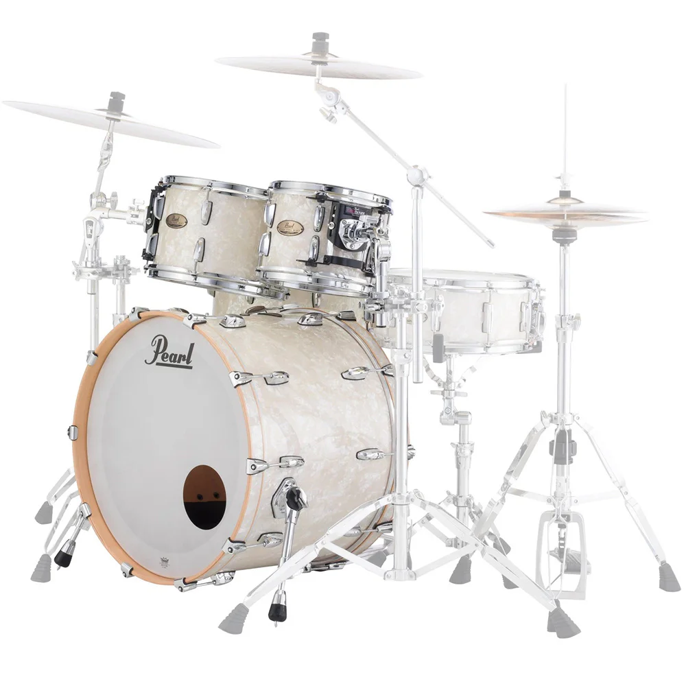 PEARL STS924XSP/C405 Session Studio Nicotine White Marine Pearl 4 Parça (22B/10T/12T/16F) Akustik Davul Seti