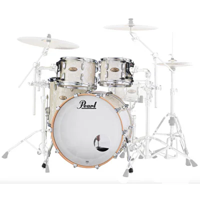 PEARL STS924XSP/C405 Session Studio Nicotine White Marine Pearl 4 Parça (22B/10T/12T/16F) Akustik Davul Seti