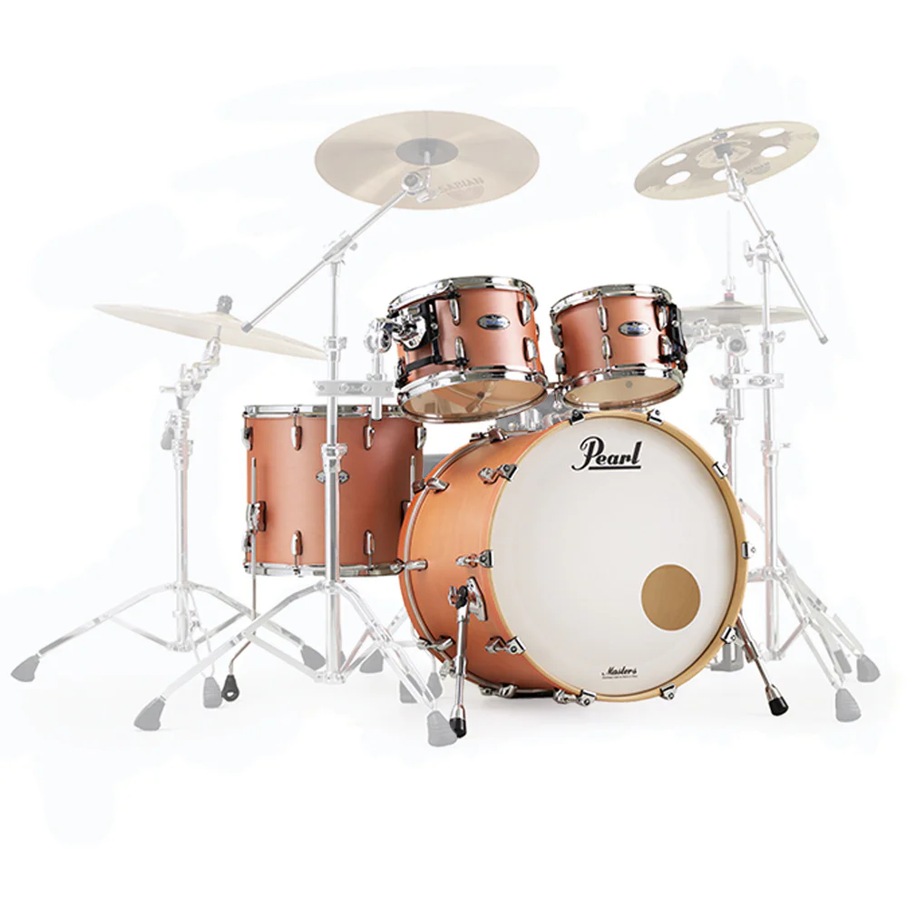 PEARL MCT924XEFP/C838 Masters Maple Complete 4 Parça (22B/10T/12T/14F) Akustik Davul Seti