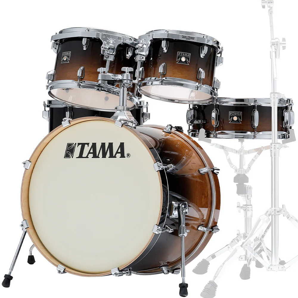 TAMA CL50RS-CFF Superstar Classic Coffee Fade 5 Parça (20B/10T/12T/14F/14S) Akustik Davul Seti