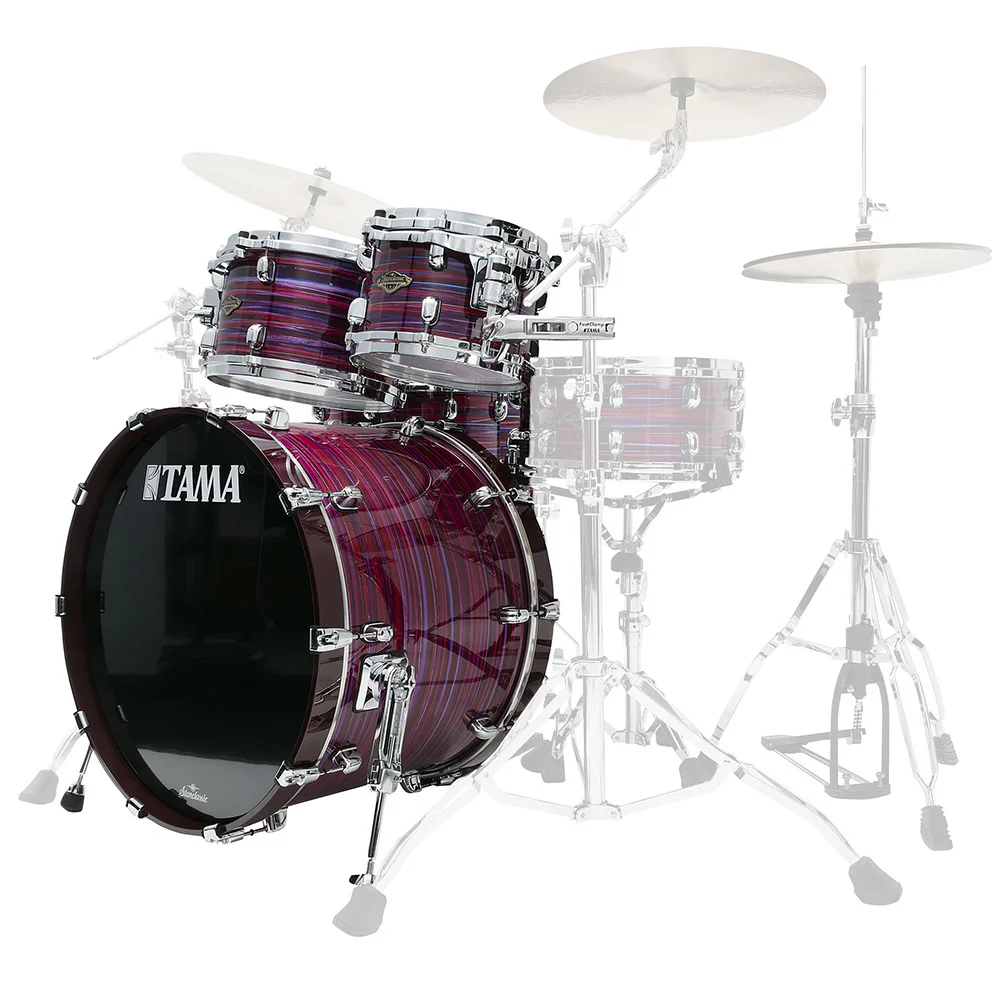 TAMA WBS52RZS-LPO Starclassic Walnut/Birch Lacquer Phantasm Oyster 5 Parça (22B/10T/12T/14F/16F) Akustik Davul Seti