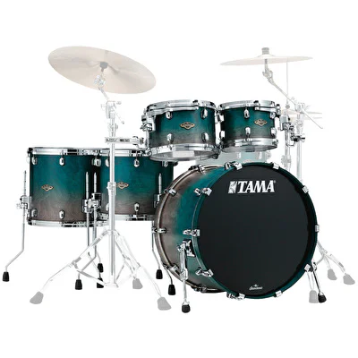 TAMA WBS52RZS-SPF Starclassic Walnut/Birch Satin Sapphire Fade 5 Parça (22B/10T/12T/14F/16F) Akustik Davul Seti