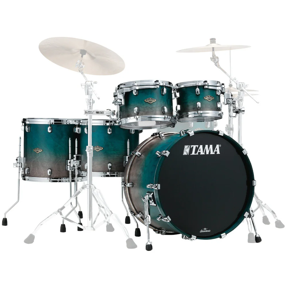 TAMA WBS52RZS-SPF Starclassic Walnut/Birch Satin Sapphire Fade 5 Parça (22B/10T/12T/14F/16F) Akustik Davul Seti