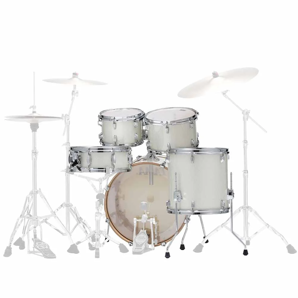 TAMA CK50RS-VWS Superstar Classic Vintage White Sparkle 5 Parça (20B/10T/12T/14F/14S) Akustik Davul Seti