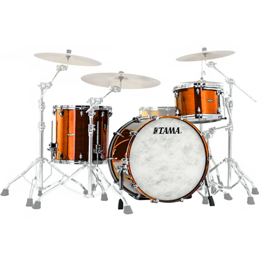 TAMA TW30CZS-AMO STAR Walnut Atomic Orange 3 Parça (20B/12T/14F) Akustik Davul Seti