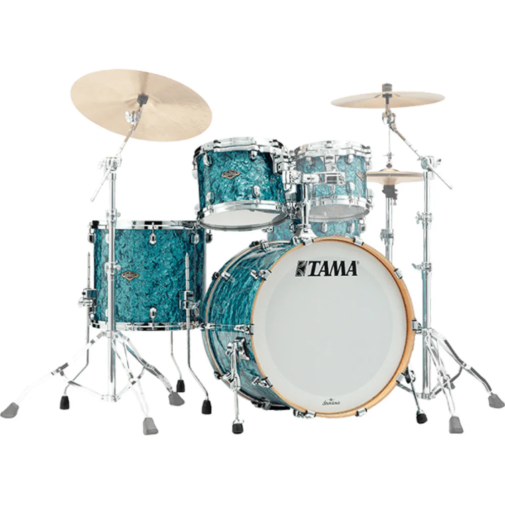 TAMA WBR32RZS-TQP Starclassic Walnut/Birch Turquoise Pearl 3 Parça (22B/12T/16F) Akustik Davul Seti