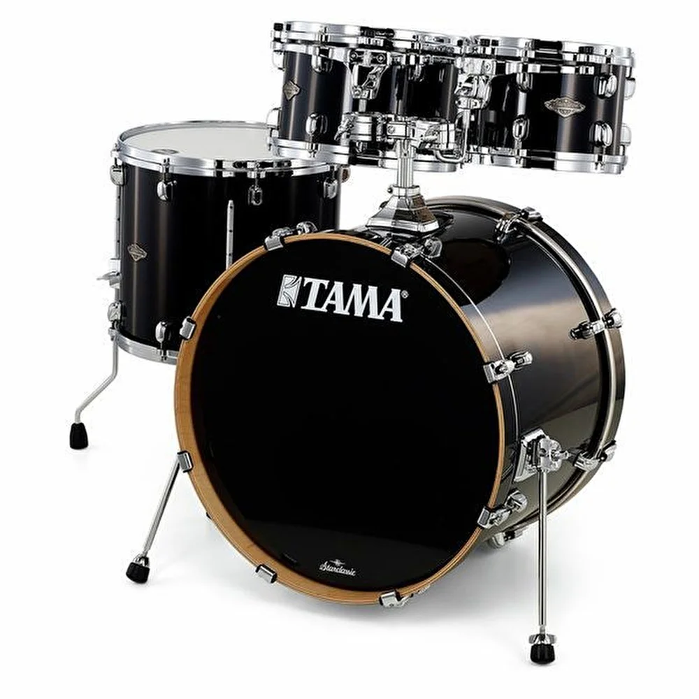 TAMA MBS42S-PBK Starclassic Performer Piano Black 4 Parça (22B/10T/12T/16F) Akustik Davul Seti