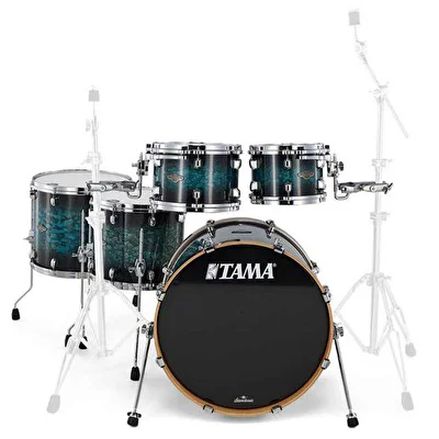 TAMA MBS52RZS-MSL Starclassic Performer Molten Steel Burst 5 Parça (22B/10T/12T/14F/16F) Akustik Davul Seti
