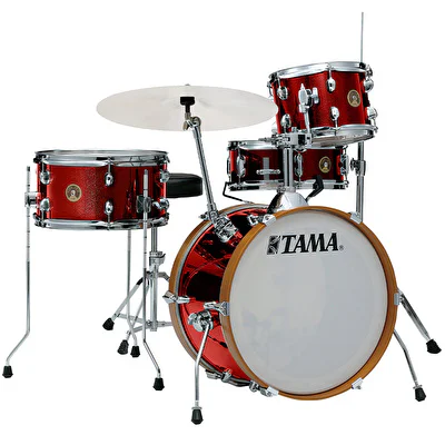TAMA LJK48H4-CPM Club Jam Candy Apple Mist 4 Parça (18B/10T/14F/13S) Aksamlı Akustik Davul Seti