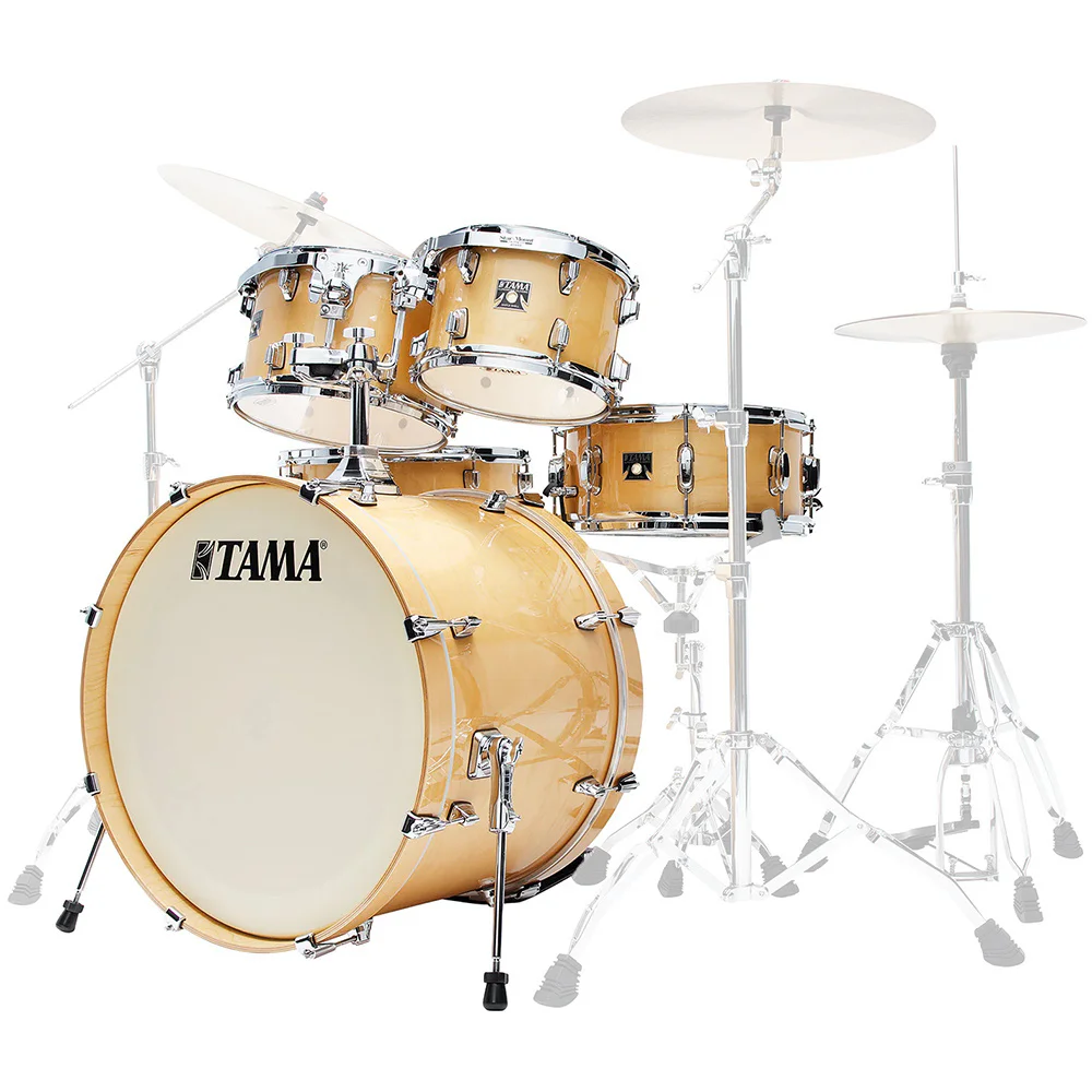 TAMA CL50RS-GNL Superstar Classic Gloss Natural Blonde 5 Parça (20B/10T/12T/14F/14S) Akustik Davul Seti