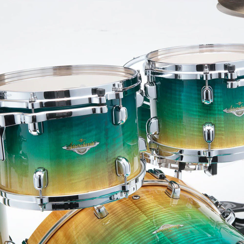 TAMA ME42TZS-VMMF Starclassic Maple Marine Shoreline Movingui Fad 4 Parça (22B/10T/12T/16F) Akustik Davul Seti