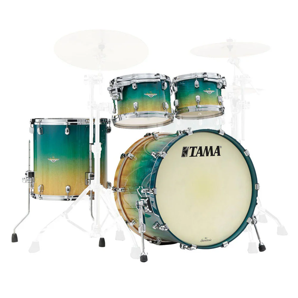 TAMA ME42TZS-VMMF Starclassic Maple Marine Shoreline Movingui Fad 4 Parça (22B/10T/12T/16F) Akustik Davul Seti