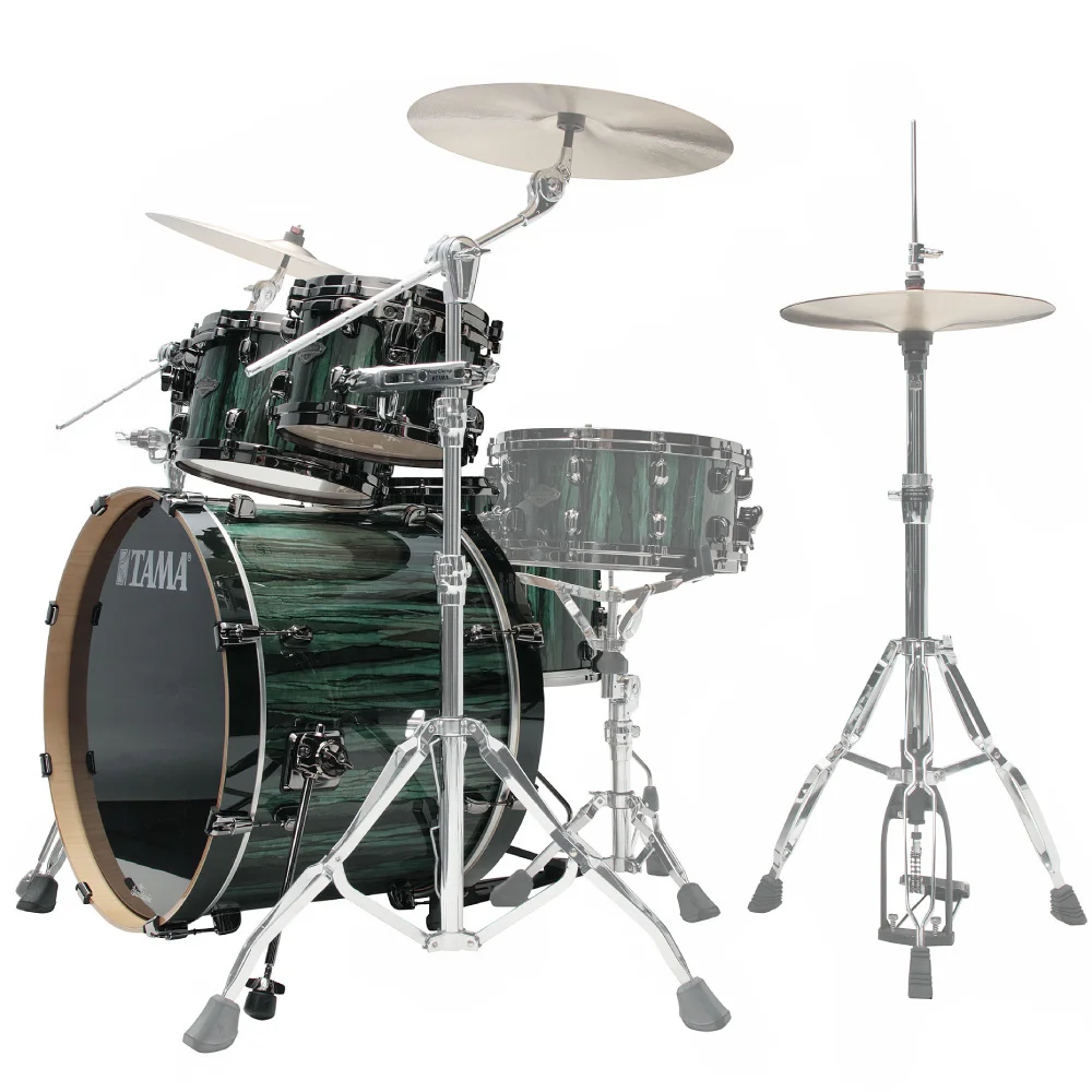 TAMA MBS52RZBNS-GGA - Starclassic Performer Green Grove Aurora 5 Parça (22B/10T/12T/14F/16F) Akustik Davul Seti