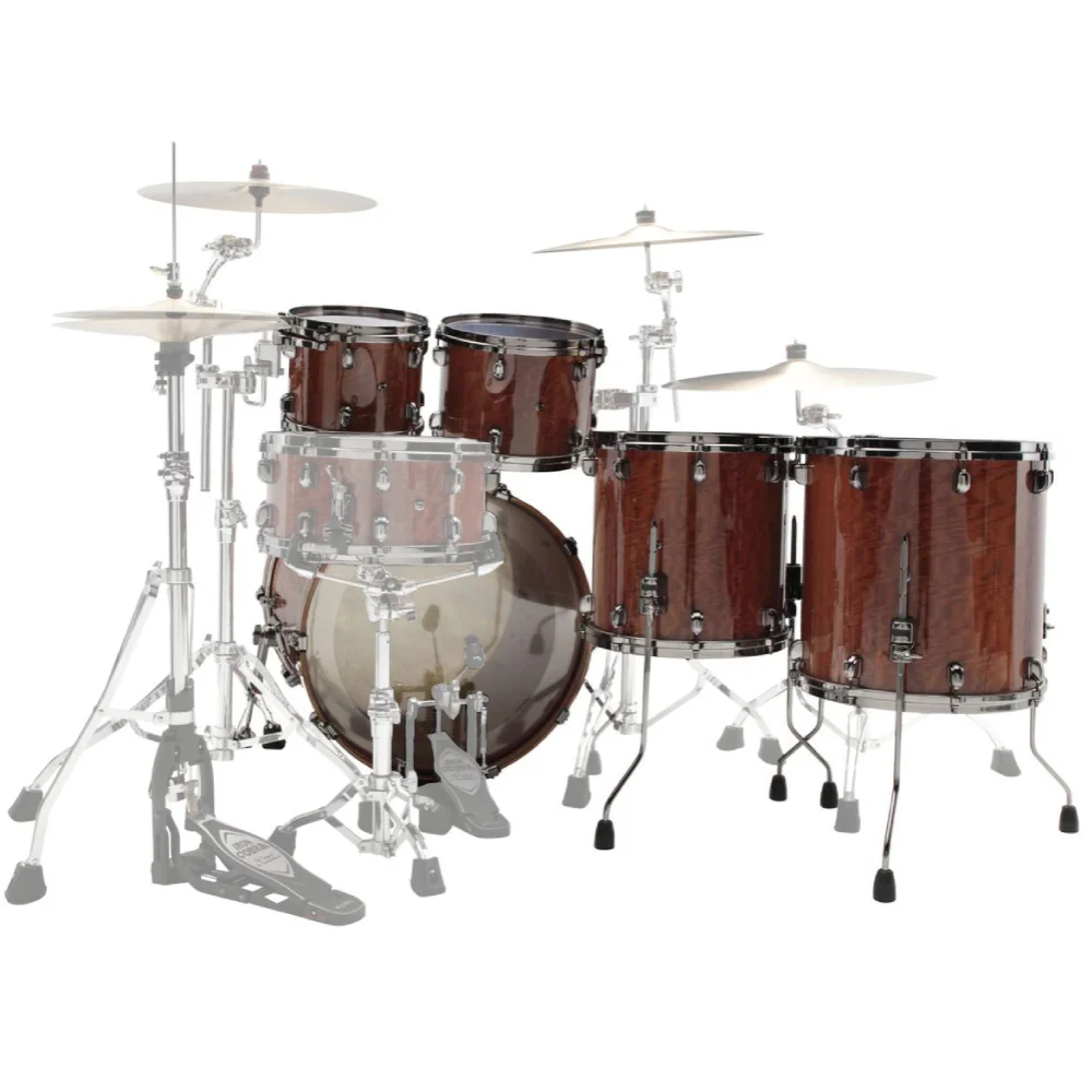TAMA BE52ZBAS-GAC Starclassic Bubinga Gloss African Cherry Limited Edition Revival Model 5 Parça (22B/10T/12T/14F/16F) Akustik Davul Seti