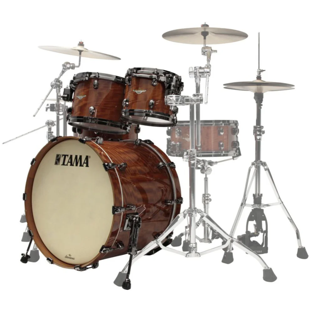 TAMA BE52ZBAS-GAC Starclassic Bubinga Gloss African Cherry Limited Edition Revival Model 5 Parça (22B/10T/12T/14F/16F) Akustik Davul Seti