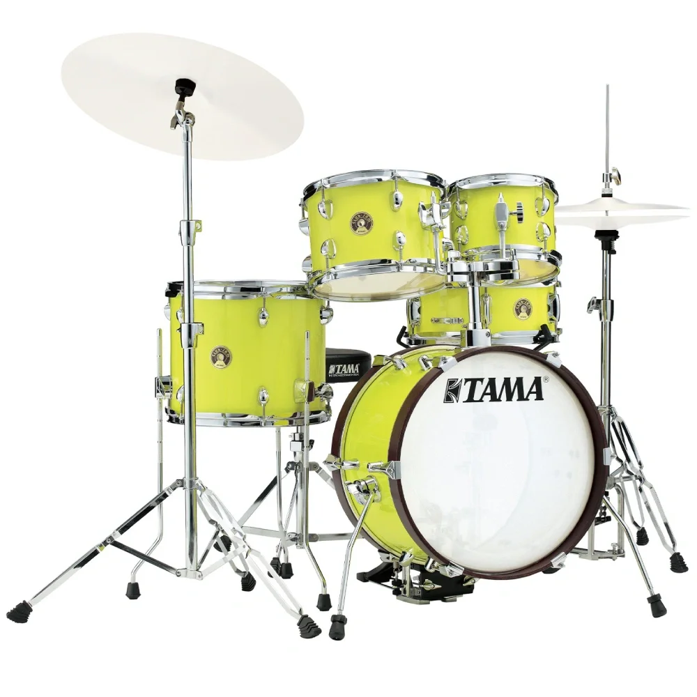 TAMA LJK56H5-FYM Club-JAM Fluorescent Yellow Mist 5 Parça (16B/8T/10T/12F/12S) Sınırlı Üretim Akustik Davul Seti