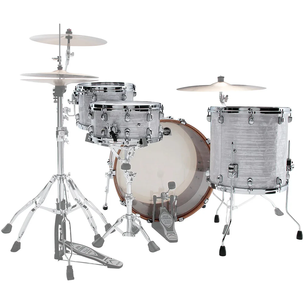 TAMA WBR34CZS-WPL - Starclassic Walnut/Birch White Pearl Limited 3 Parça (24B/13T/16F) Akustik Davul Seti