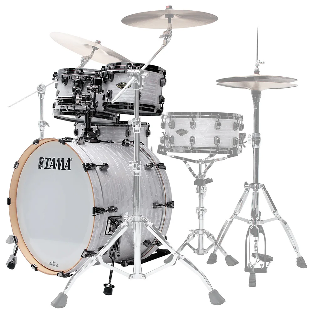 TAMA WBR42TBNS-WPL - Starclassic Walnut/Birch White Pearl Limited 4 Parça (22B/10T/12T/16F) Akustik Davul Seti